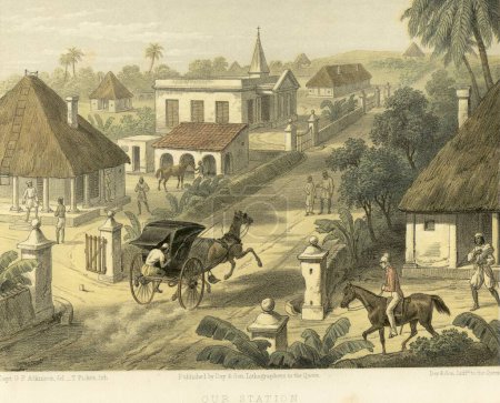 Foto de Colonial Indian images, nuestra estación, India - Imagen libre de derechos