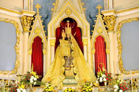 Photo for Interior Decoration of Mount Mary Church Bandra Mumbai Maharashtra India - Royalty Free Image