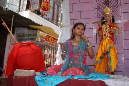 Foto de Procesión del festival Ramnavmi, Jodhpur, Rajastán, India - Imagen libre de derechos