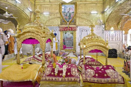 Photo for Hazur sahib sachkhand gurudwara nanded Maharashtra India Asia - Royalty Free Image