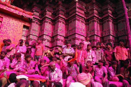 Foto de Festival jyotiba yatra en el templo jyotiba, Wadi, Ratnagiri, Kolhapur, Maharashtra, India - Imagen libre de derechos