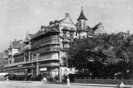 Foto de Foto antigua vintage de Esplanade Hotel Annex mumbai maharashtra India - Imagen libre de derechos
