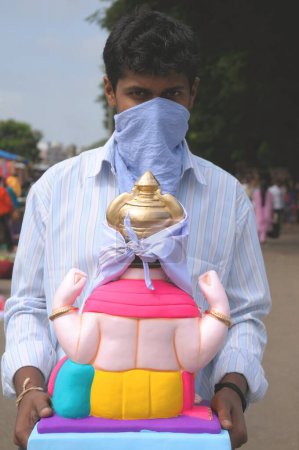 Téléchargez les photos : Lord Ganesh, Pune, Maharashtra, Inde 23, août 2009 - en image libre de droit