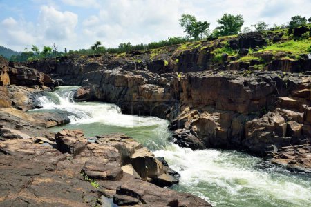 Rohiyal Talat Wasserfall, Dharampur, Valsad, Gujarat, Indien, Asien