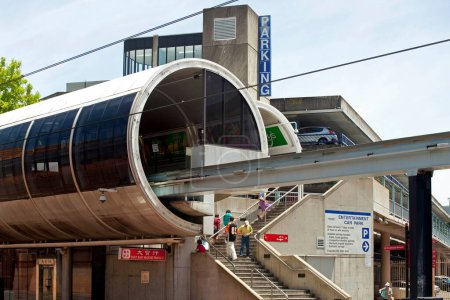 Téléchargez les photos : Monorail Station Sydney Australie - en image libre de droit