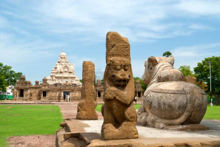 Kailasanatha-Tempel, Kanchipuram, Kancheepuram, Tamil Nadu, Indien