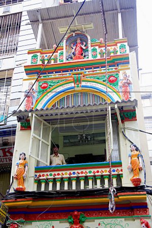 Lieu de culte Shree Mahavir Swami Derasar Jain temple ; Sheikh Memon route ; Zaveri Bazaar ; Marine Lines ; Bombay Mumbai ; Maharashtra ; Inde