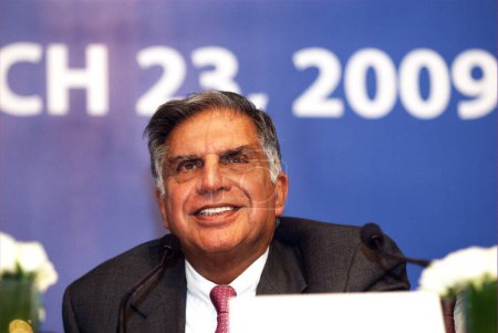 Photo for Ratan Tata Chairman Tata Group and Tata Motors, Bombay Mumbai, Maharashtra, India - Royalty Free Image