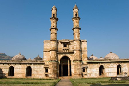 Téléchargez les photos : Champaner Pavagadh construit au 15ème siècle par le souverain Mahmud Begda ; complexe Jami Masjid ; Parc archéologique ; Champaner ; Gujarat ; Inde ; Asie - en image libre de droit
