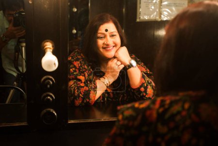 Photo for Theatre personality Nadira Babbar founder of Ekjut theatre - Royalty Free Image