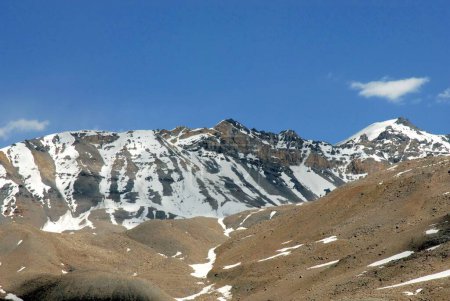 Glaciar; Baralacha La; Ladakh; Jammu y Cachemira; India