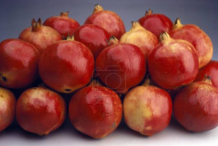Photo for Fruits , pomegranates on white background - Royalty Free Image