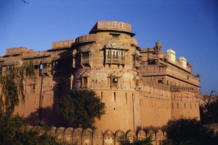 Junagarh Fort at Bikaner , Rajasthan , India