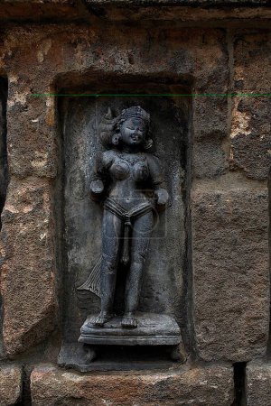 Téléchargez les photos : Architecture ; chousath (soixante-quatre) temple yoginis ; Bhubaneswar ; Orissa ; Inde - en image libre de droit