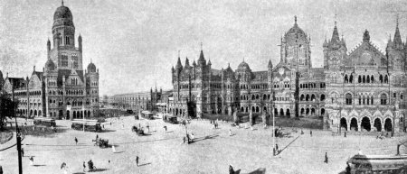 Photo for Chhatrapati shivaji terminus, mumbai, maharashtra, india, asia - Royalty Free Image
