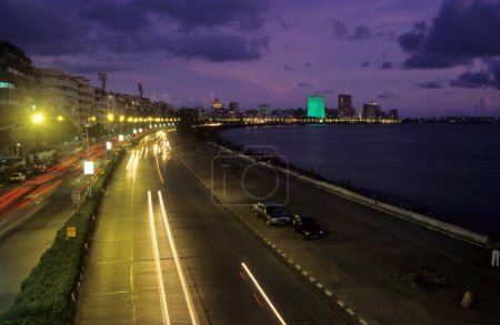 Foto de Marine Drive, Mumbai, Maharashtra, india - Imagen libre de derechos