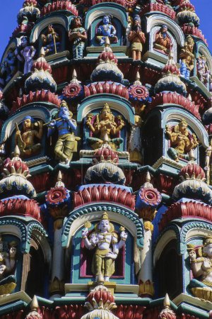 Pinnacle of Lord Vitthal Temple, Pandharpur, District Solapur, Maharashtra, India, Asia
