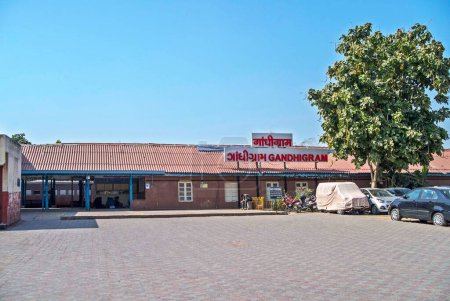 Photo for Gandhigram railway station, ahmedabad, gujarat, India, Asia - Royalty Free Image