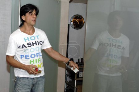 Photo for Indian Bollywood Hindi Film actor Shahrukh Khan, Mumbai, Maharashtra, India, Asia - Royalty Free Image