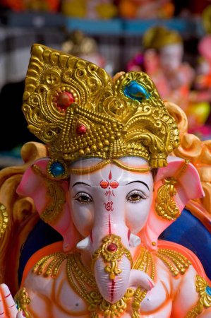 Téléchargez les photos : Idole du Seigneur Ganesh au Pune Maharashtra Inde Asie 2011 - en image libre de droit