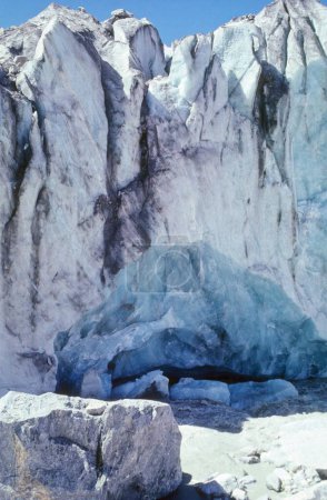 Glaciar Gomukh - boca de Ganga en Uttar Pradesh, India