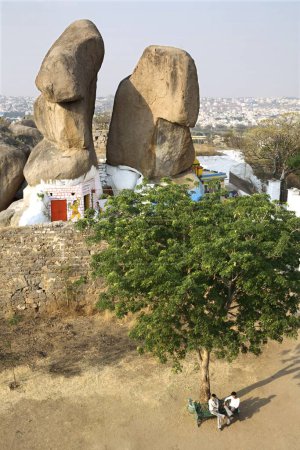 Téléchargez les photos : Ruines du fort Golconda ; ; Andhra Pradesh ; Inde - en image libre de droit