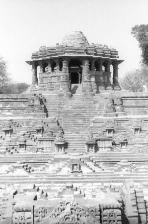 Téléchargez les photos : Modhera Temple solaire hindou, Mehsana, Gujarat, Inde, Asie - en image libre de droit