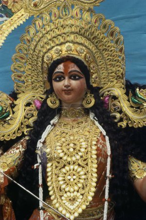Téléchargez les photos : Gros plan sur le festival de la déesse Durga en Inde - en image libre de droit