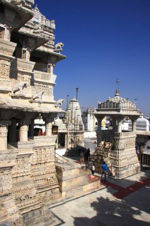 Foto de Templo jagdish; Vishnu Mandir construido por Maharana Jagat Singh en 1651; Udaipur; Rajastán; India - Imagen libre de derechos
