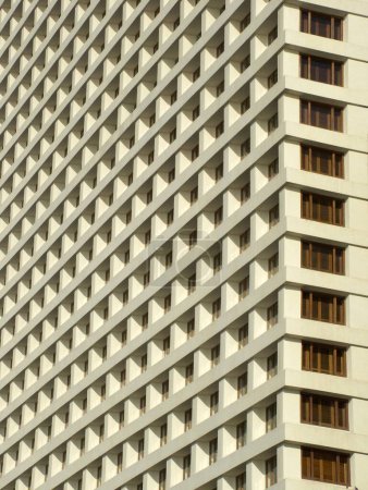 Foto de Patrón arquitectónico en Hilton Hotel antes de las torres Oberoi en Nariman Point, Bombay ahora Mumbai, Maharashtra, India - Imagen libre de derechos