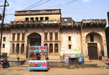 Téléchargez les photos : Haveli de Fatehpur Shekhavati ; Rajasthan ; Inde - en image libre de droit