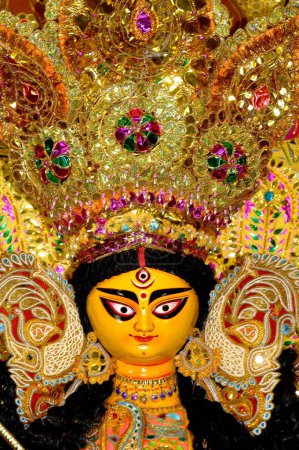 Foto de Diosa Durga kolkata oeste bengala India Asia - Imagen libre de derechos