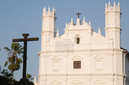Téléchargez les photos : Eglise Saint François d'Assise Goa Maharashtra Inde Asie Mars 2011 - en image libre de droit