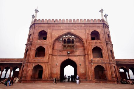 Foto de Puerta de entrada principal de Jama Masjid en Delhi India - Imagen libre de derechos