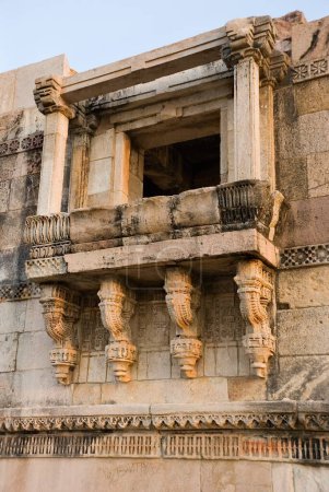Patrimoine mondial de l'UNESCO Champaner Pavagadh ; Jal Mahal une station balnéaire près de vada talao du roi Mahmud Begda (1458-1511AD) ; Panchmahals district ; Gujarat état ; Inde ; Asie