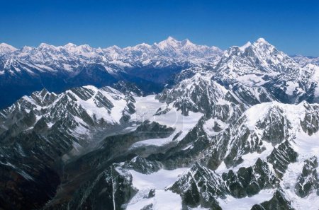 Foto de Cordillera del Himalaya en el Everest, Katmandú, Nepal - Imagen libre de derechos