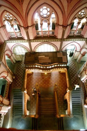 Photo for Interior of Brihanmumbai Municipal Corporation building ; Bombay now Mumbai ; Maharashtra ; India - Royalty Free Image