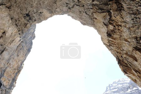 heilige Höhle amarnath yatra, Jammu Kashmir, Indien, Asien