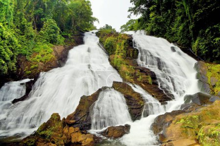 Téléchargez les photos : Cascades de Charpa, rivière Chalakudy, Thrissur, Kerala, Inde, Asie - en image libre de droit