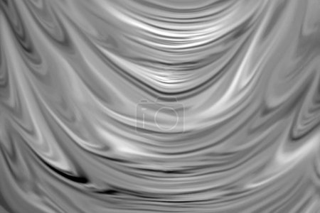 Photo for Modern fine art computer digital graphics black & white line - Royalty Free Image