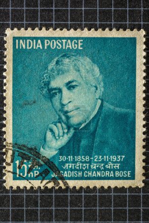 Foto de Jagadish chandra bose, sellos postales, india, asia - Imagen libre de derechos