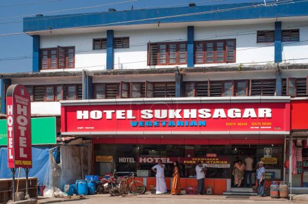 Photo for Sukh sagar hotel, Thrissur, kerala, India, Asia - Royalty Free Image