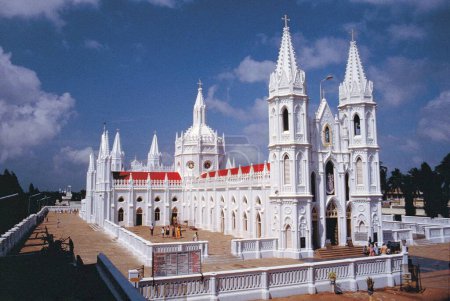 Téléchargez les photos : Église Velankanni, tamilnadu, Inde, Asie - en image libre de droit