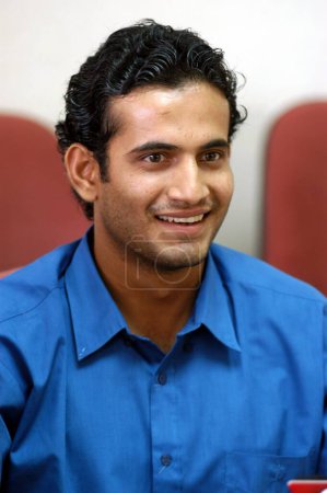 Photo for South Asian Indian bowler Irfan Pathan , India - Royalty Free Image