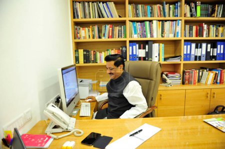 Foto de Primer Ministro Prithviraj Chavan - Imagen libre de derechos