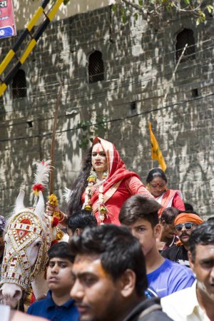 Photo for Laxmi narayan tripathi, kumbh mela, ujjain, madhya pradesh, india, asia - Royalty Free Image