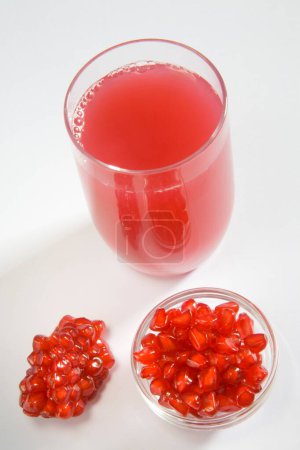 Fruits pomegranate seeds anardana and juice soothing to stomach while pulp good for heart and stomach , India