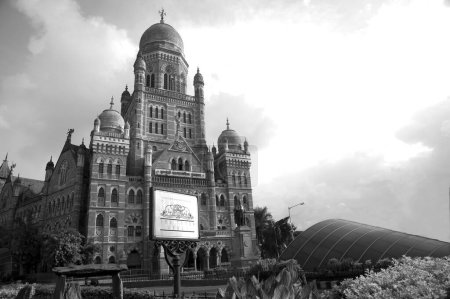 Photo for Municipal corporation building in mumbai at maharashtra India - Royalty Free Image