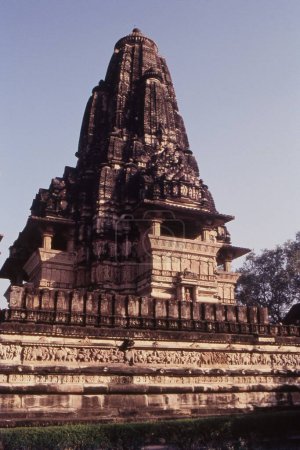 Téléchargez les photos : Temple Chitragupta, Grand Ouest, Khajuraho, Madhya Pradesh, Inde - en image libre de droit
