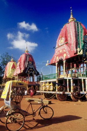 Téléchargez les photos : Rath yatra Rathyatra festival de la voiture le voyage de Jagannath, puri, orissa, Inde - en image libre de droit
